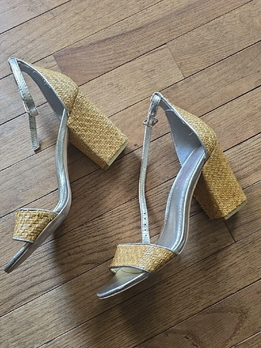 Lilly Pulitzer Silver Metallic Ankle-Strap Sandal